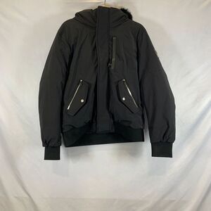 Rudsak Rocky Men's Down Bomber with Faux Fur Black